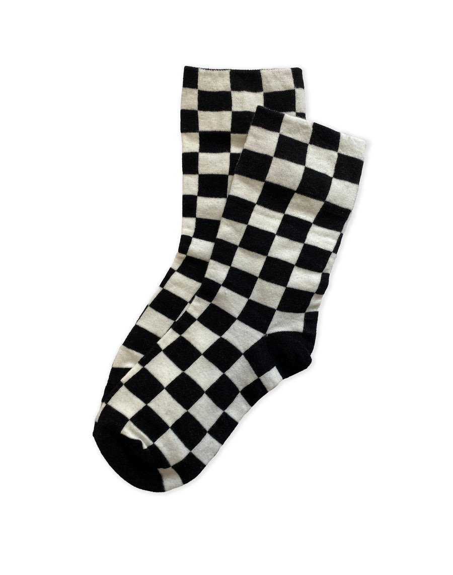 Checkerboard Ankle Socks