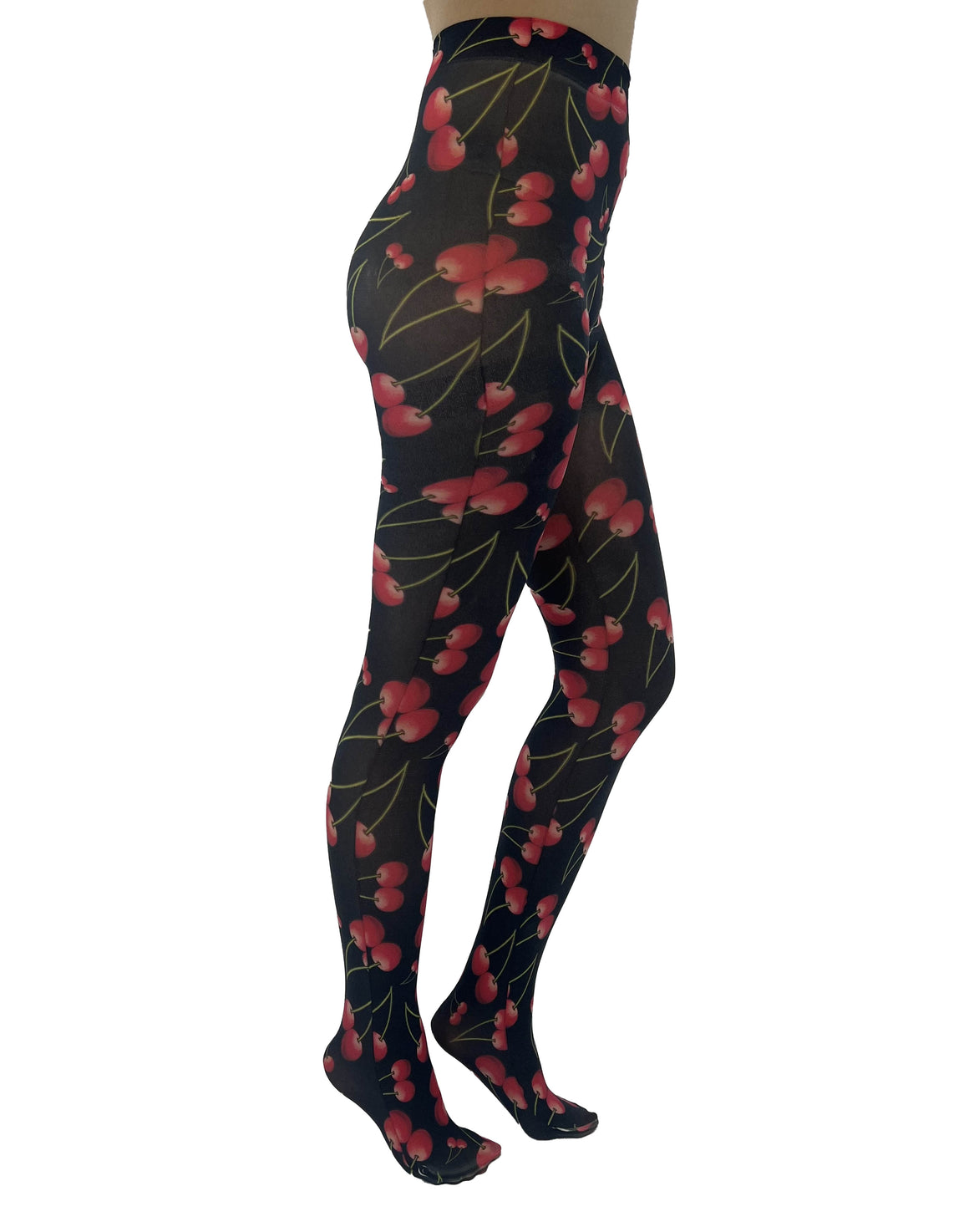 Cherry Soda Printed Tights