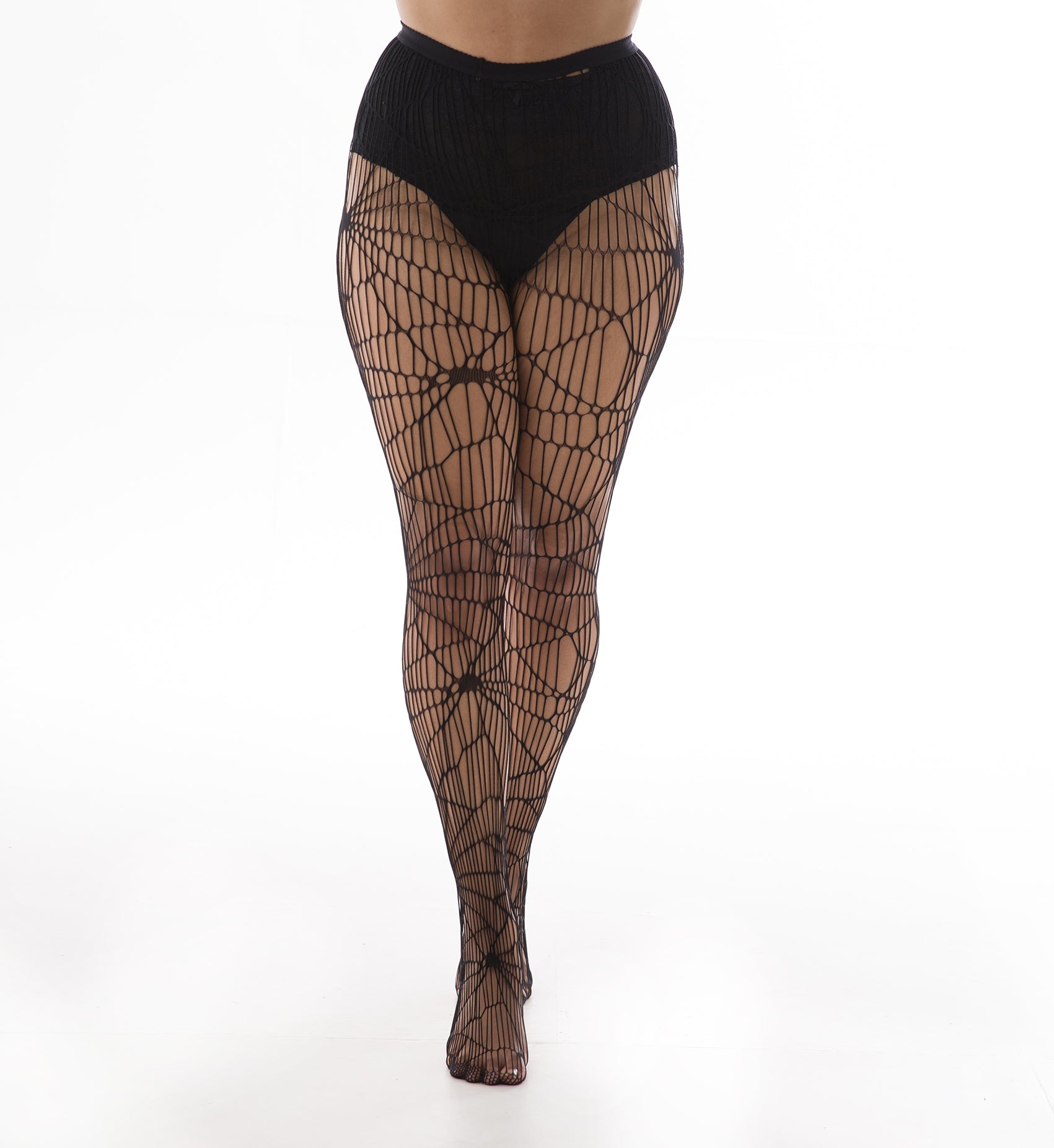 Net Crotchless Tights, Patterned Tights