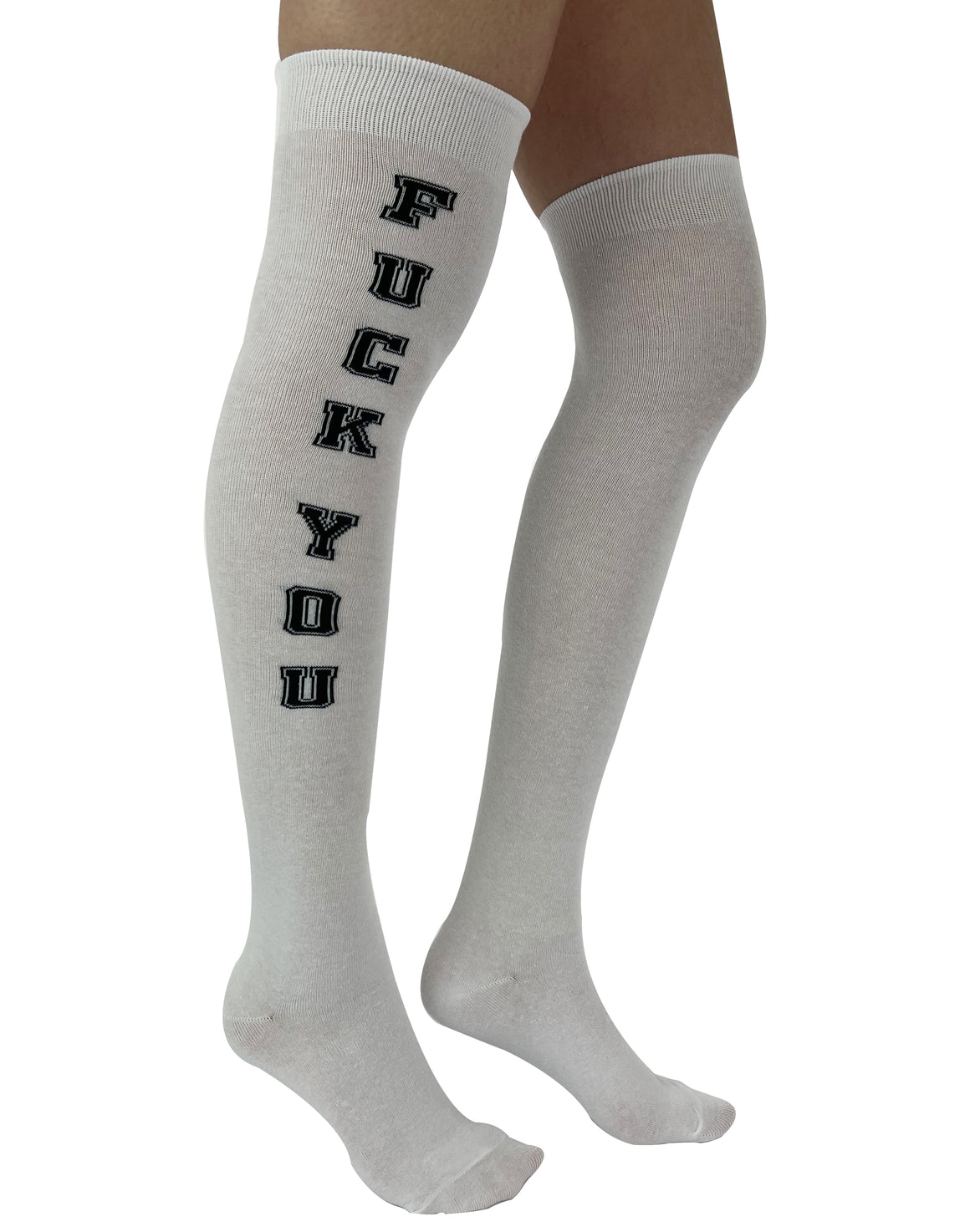 F You Over the Knee Socks - Clearance