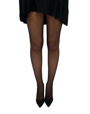 Fishnet Tights With Knitted Bow and Diamantes