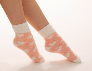 Heart Fluffy Ankle Socks