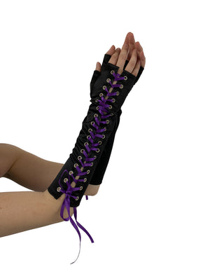 Lace Up Gloves from the wholesale gloves collection from wholesale hosiery brand, Pamela Mann.