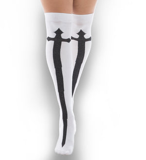Over The Knee Socks with Cross