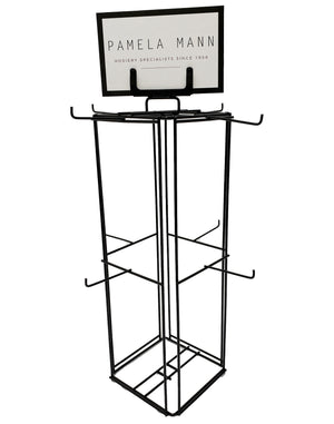 8 Hook Table Top Display Stand in Black
