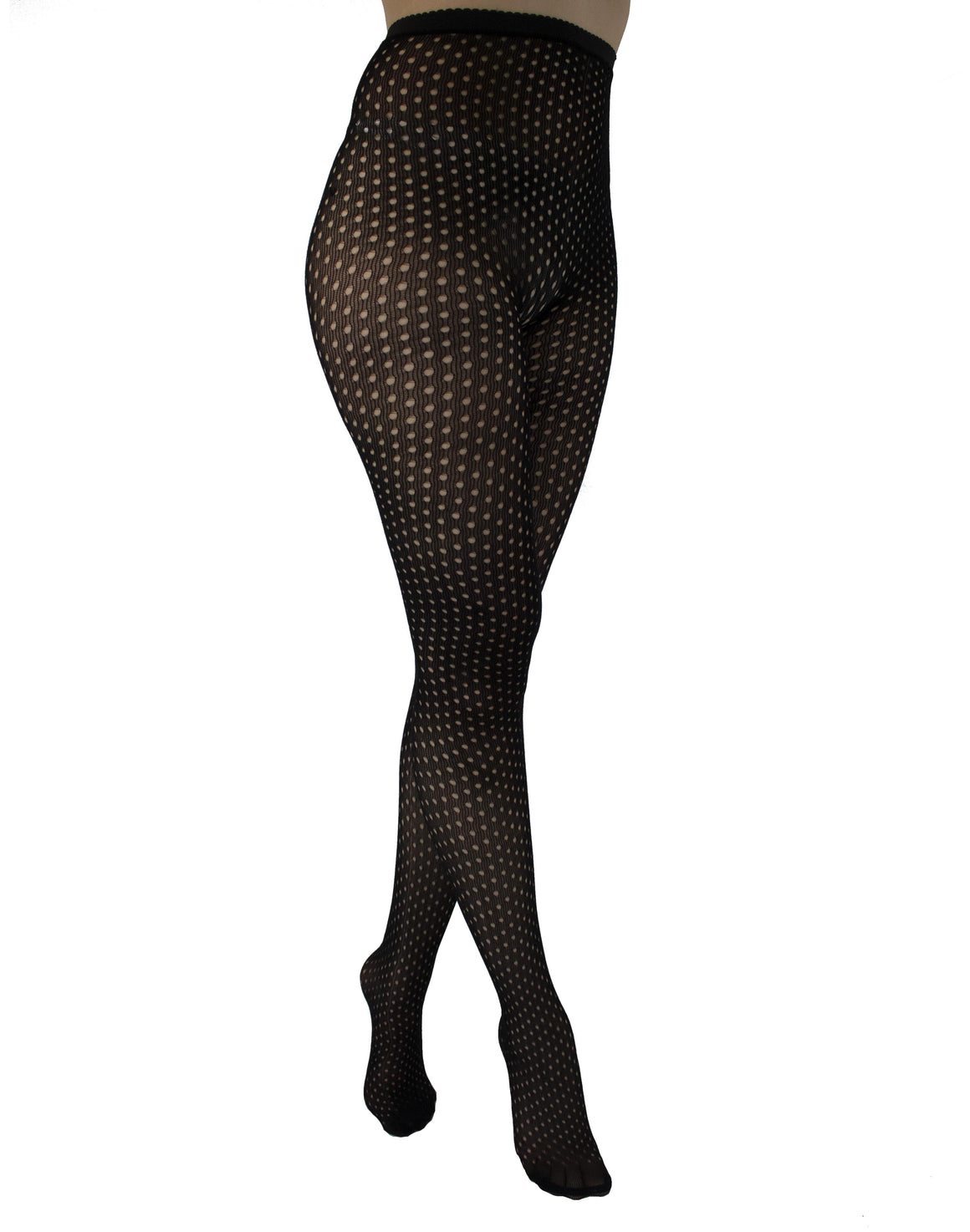 Polka Dot Net Tights