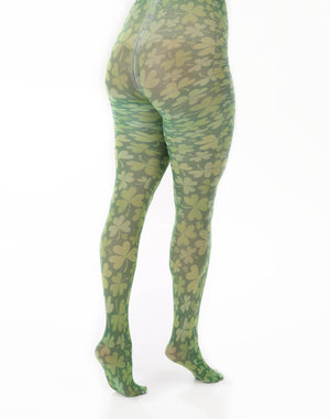 Shamrock Printed Tights