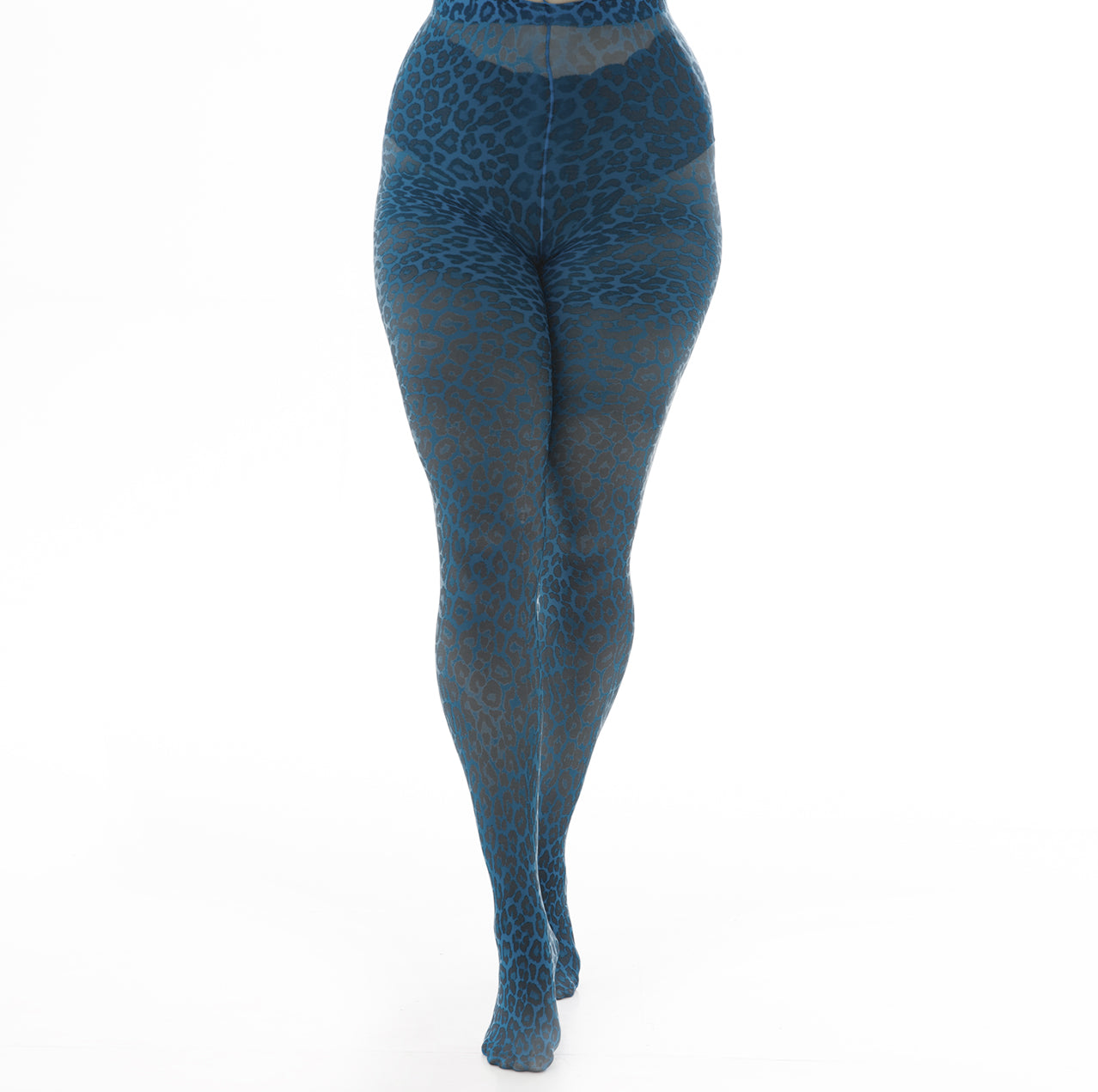nsendm Women Tights Opening Leggings Leopard Print Pantihose Lingerie Pants  Stockings for Women Lingerie plus Size Underwear Blue One Size