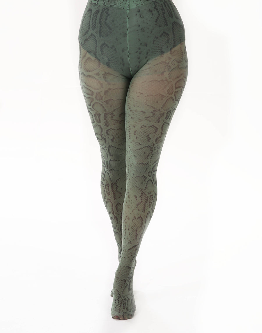 Petite Leopard Print Footless Tights Natural for Women -  Ireland