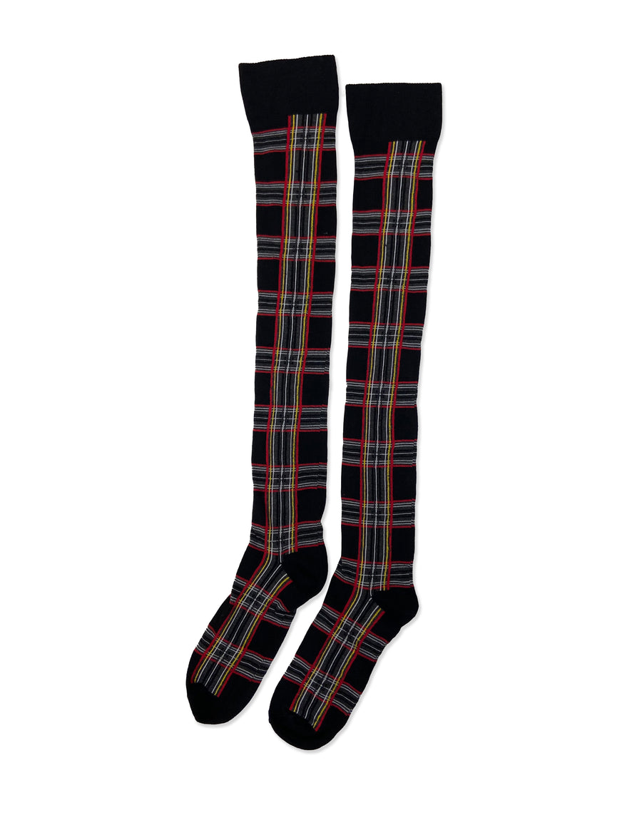 Tartan Over The Knee Socks