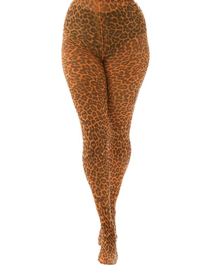 Small Leopard Printed Tights